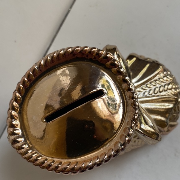 - Vintage Leonard Silver Plate Baby Boot Bank - Picture 6 of 9